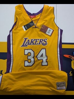 Mitchell & Ness Lakers Shaquille O'Neal Jersey/Dress
